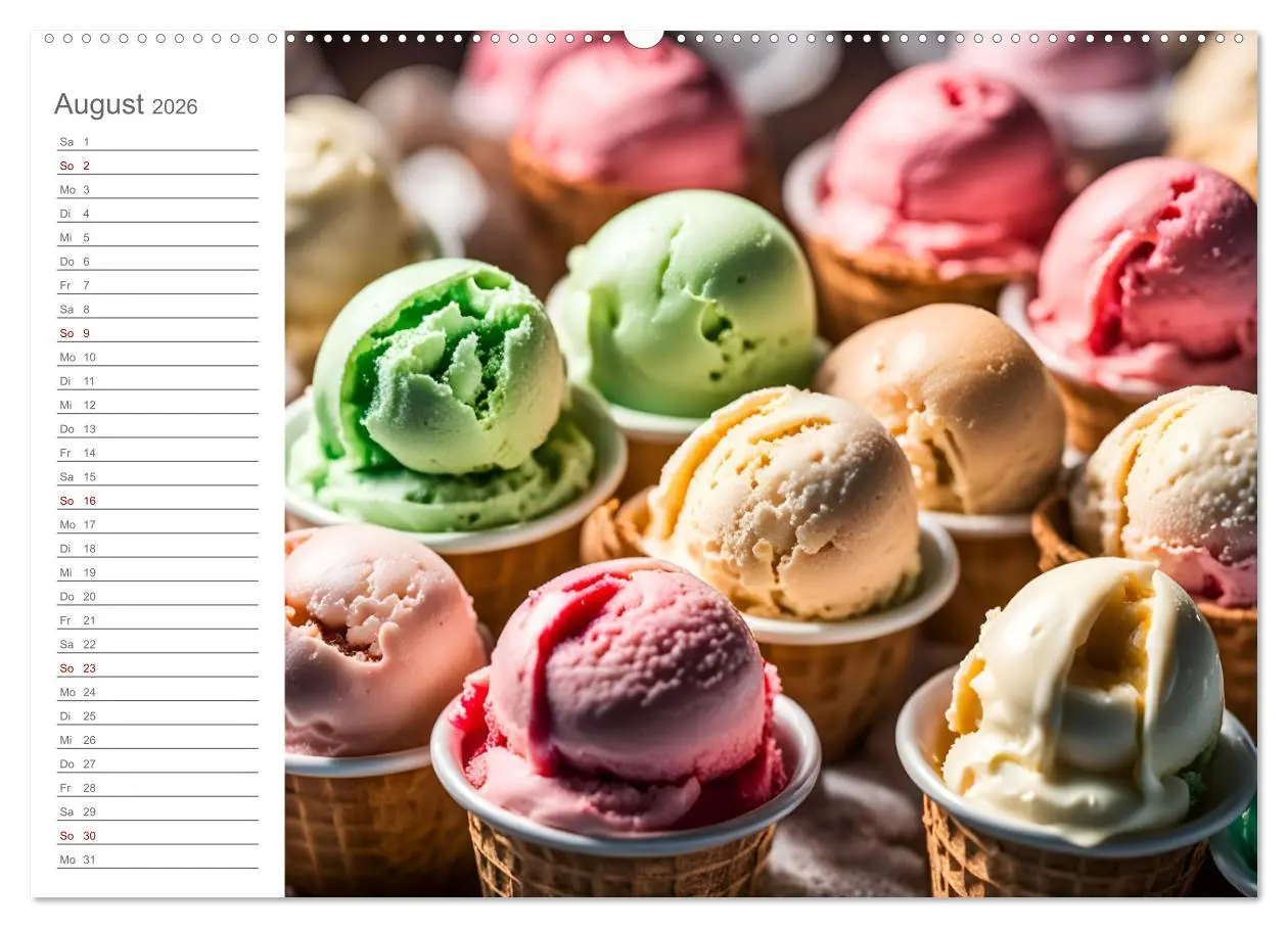Bild: 9783457451687 | Köstliche Versuchung - Der zuckersüße Eiscreme Geburtstagskalender...