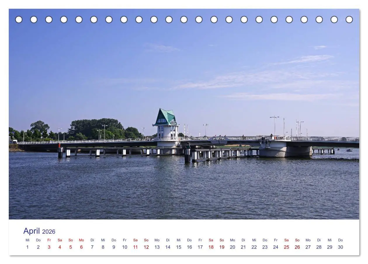 Bild: 9783457901687 | Radtouren ab Eckernförde (Tischkalender 2026 DIN A5 quer), CALVENDO...