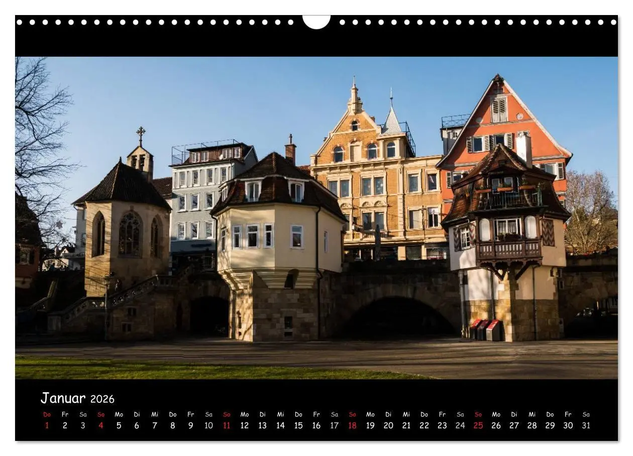 Bild: 9783516161687 | Esslingen am Neckar - Vom Mittelalter in die Moderne (Wandkalender...