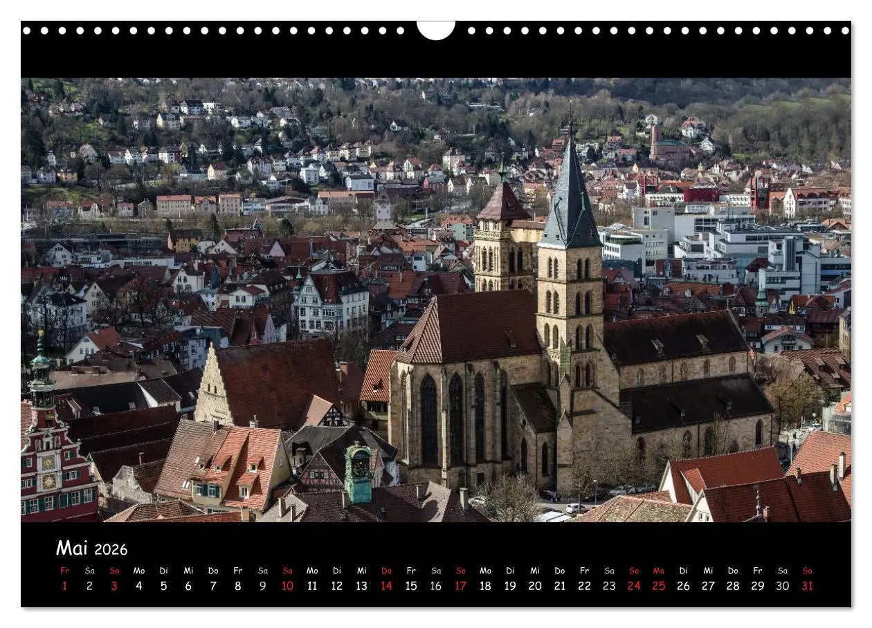 Bild: 9783516161687 | Esslingen am Neckar - Vom Mittelalter in die Moderne (Wandkalender...