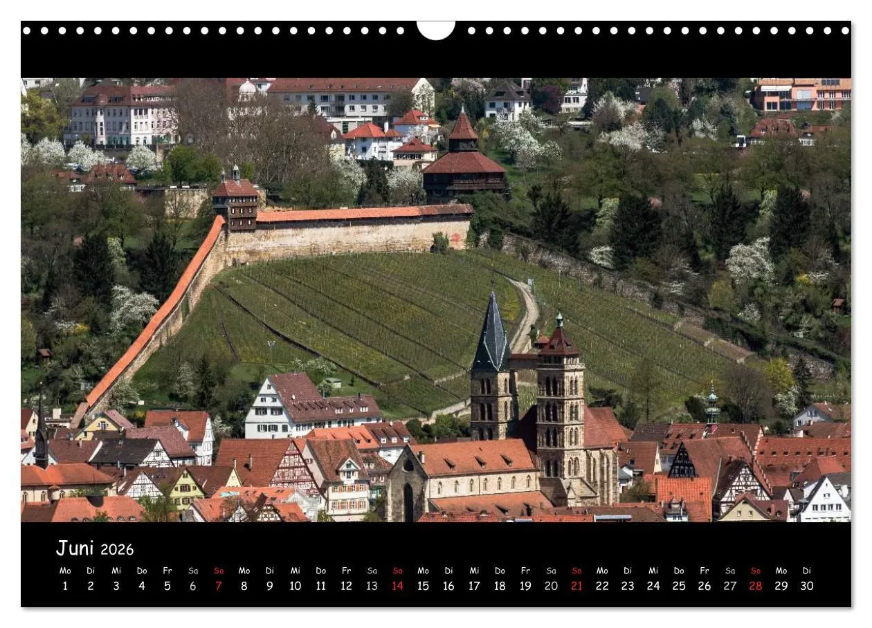Bild: 9783516161687 | Esslingen am Neckar - Vom Mittelalter in die Moderne (Wandkalender...