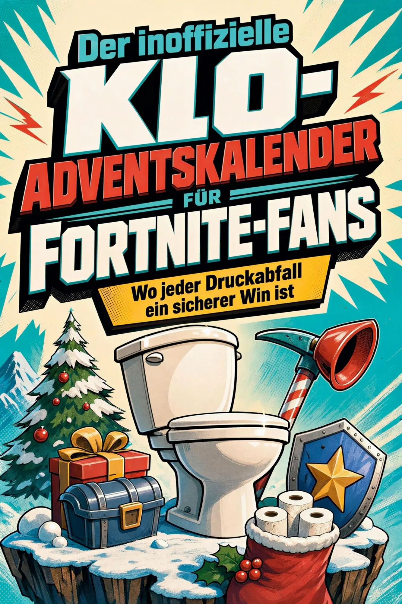 Cover: 9783696111687 | Der inoffizielle Klo-Adventskalender für Fortnite-Fans | Oliver Peters
