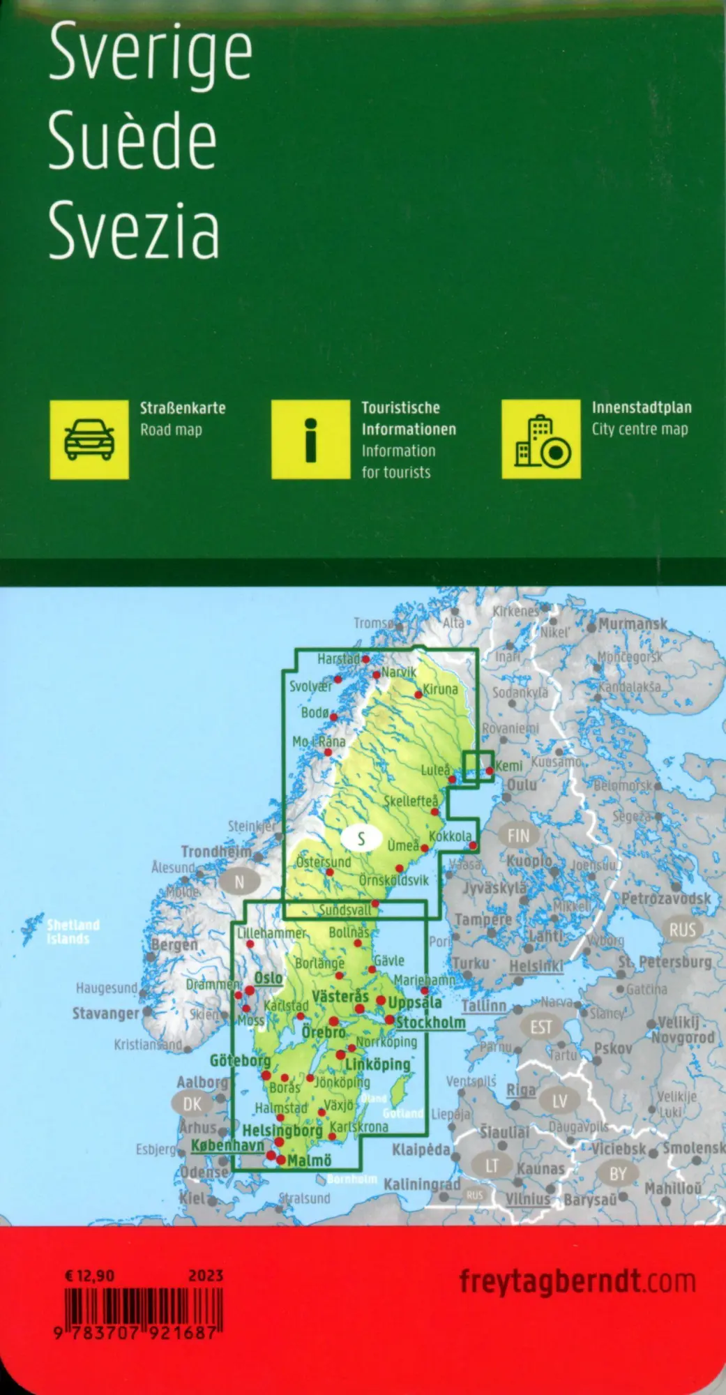 Bild: 9783707921687 | Schweden, Straßenkarte 1:600.000, freytag &amp; berndt | Freytag &amp; Berndt