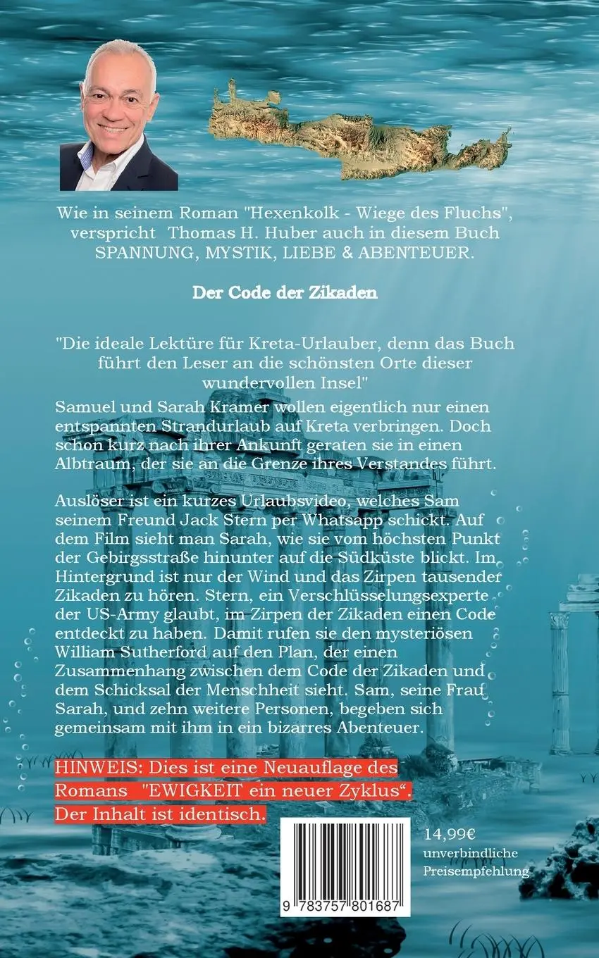 Rückseite: 9783757801687 | Der Code der Zikaden | Das große Erwachen | Thomas H. Huber | Buch