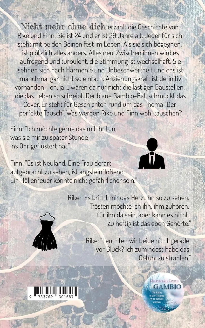 Rückseite: 9783769301687 | Nicht mehr ohne dich | Rike &amp; Finn | Steffi Lofeldt | Taschenbuch
