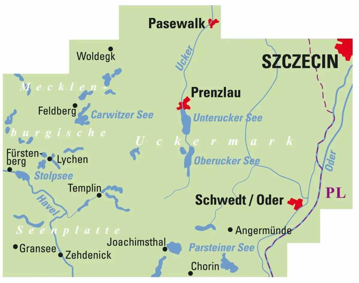 Bild: 9783969901687 | ADFC-Regionalkarte Uckermark, 1:75.000, mit Tagestourenvorschlägen,...