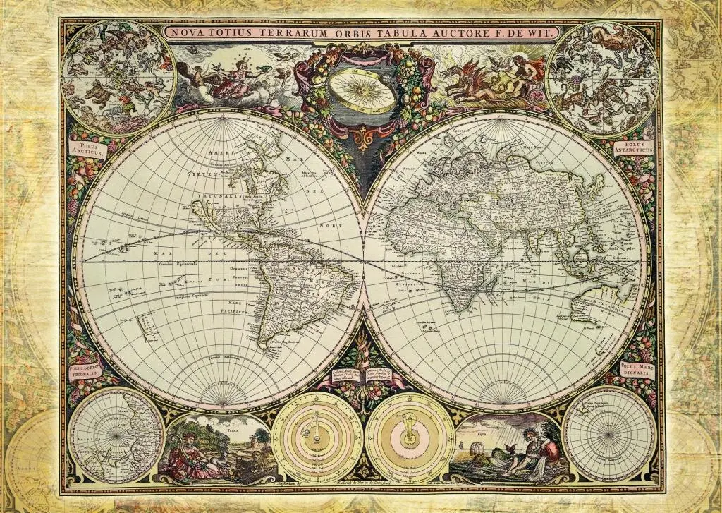 Bild: 4001504581787 | Historische Weltkarte. Puzzle | Spiel | 2000 Teile | 58178 | Deutsch