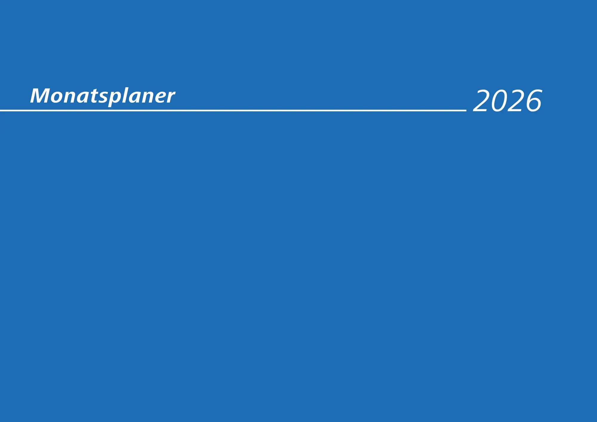 Cover: 4069095001787 | Monatsterminkalender 2026 29,7x21 1M/1S - Drahtkammbindung mit...