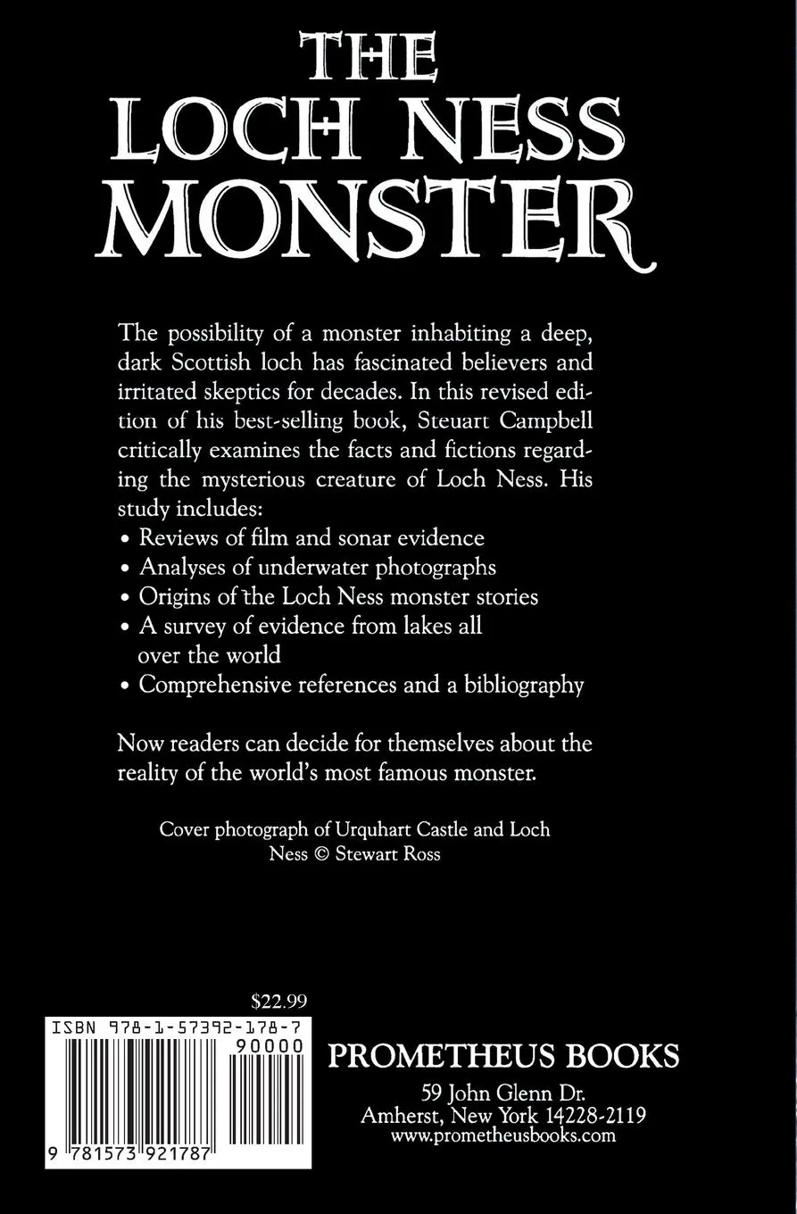 Rückseite: 9781573921787 | The Loch Ness Monster | The Evidence | Steuart Campbell | Taschenbuch