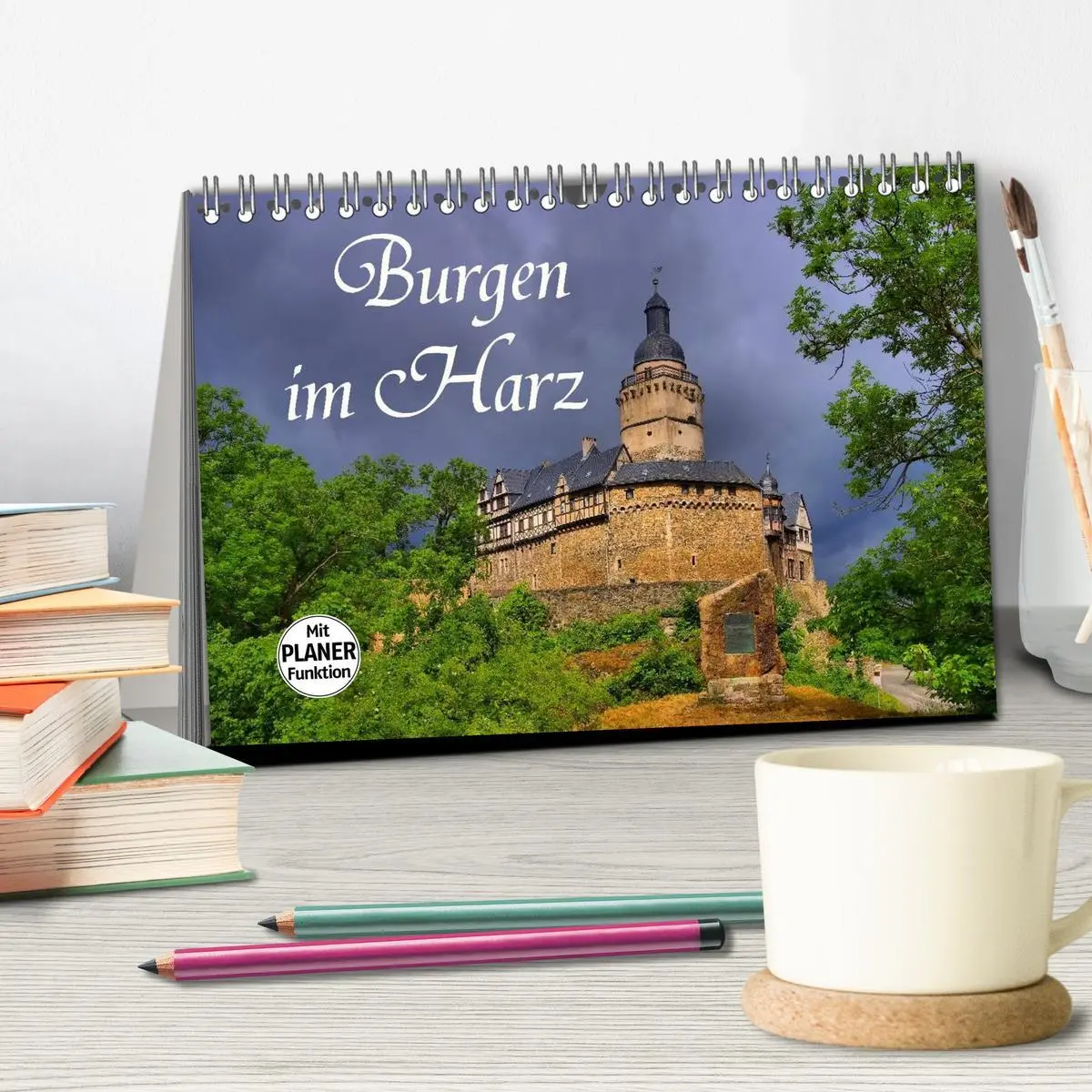 Bild: 9783457991787 | Burgen im Harz (Tischkalender 2026 DIN A5 quer), CALVENDO...