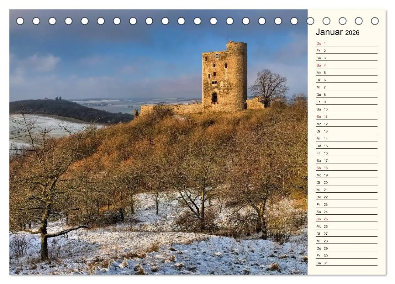 Bild: 9783457991787 | Burgen im Harz (Tischkalender 2026 DIN A5 quer), CALVENDO...