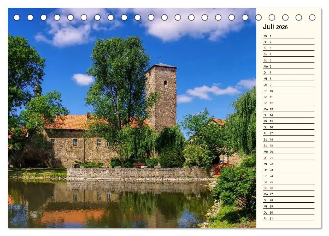 Bild: 9783457991787 | Burgen im Harz (Tischkalender 2026 DIN A5 quer), CALVENDO...