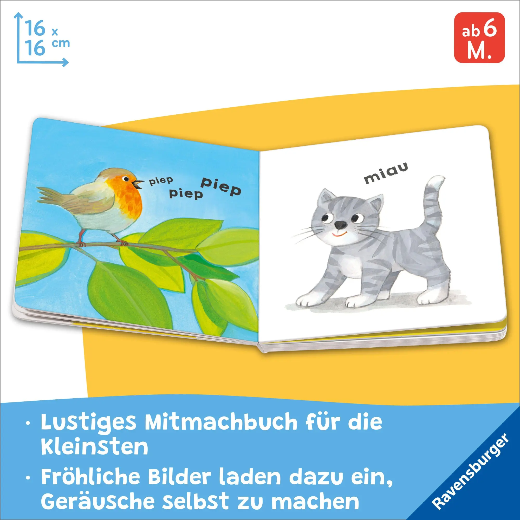 Bild: 9783473421787 | Wie klingt deine Welt? | Ein erstes Geräusche-Buch | Martina Kohl