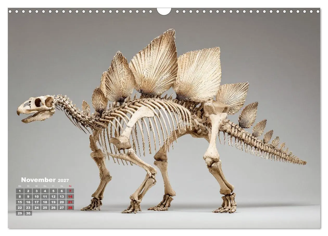 Bild: 9783516911787 | Knochen der Giganten - Dinosaurier im Porträt (Wandkalender 2027...