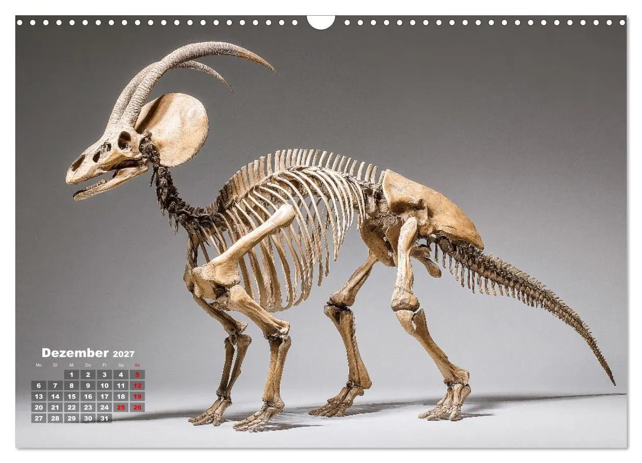 Bild: 9783516911787 | Knochen der Giganten - Dinosaurier im Porträt (Wandkalender 2027...