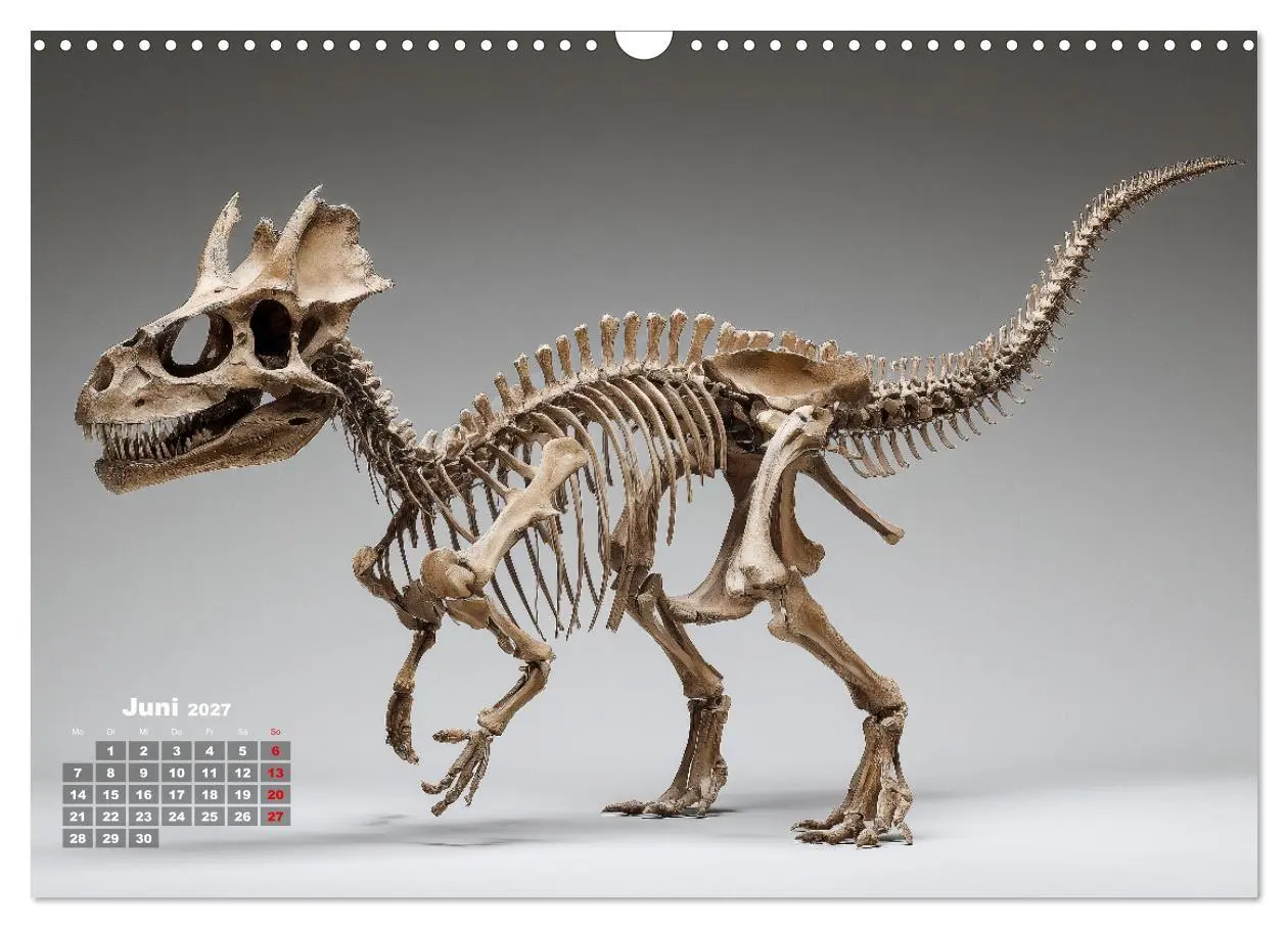 Bild: 9783516911787 | Knochen der Giganten - Dinosaurier im Porträt (Wandkalender 2027...
