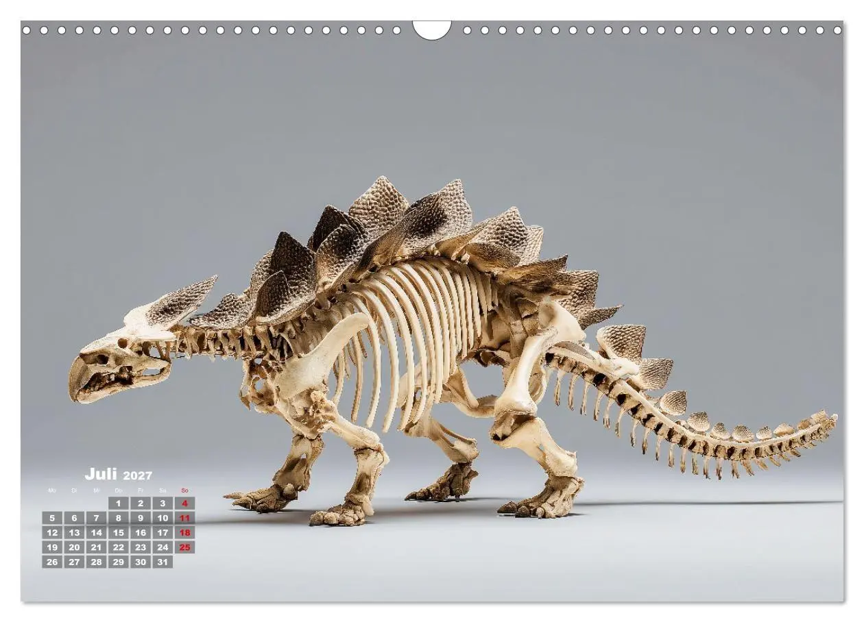 Bild: 9783516911787 | Knochen der Giganten - Dinosaurier im Porträt (Wandkalender 2027...