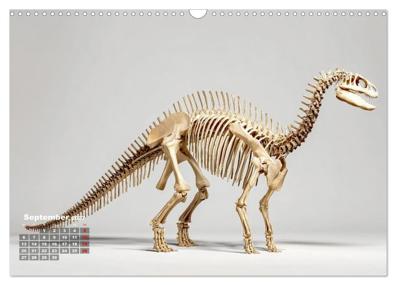 Bild: 9783516911787 | Knochen der Giganten - Dinosaurier im Porträt (Wandkalender 2027...