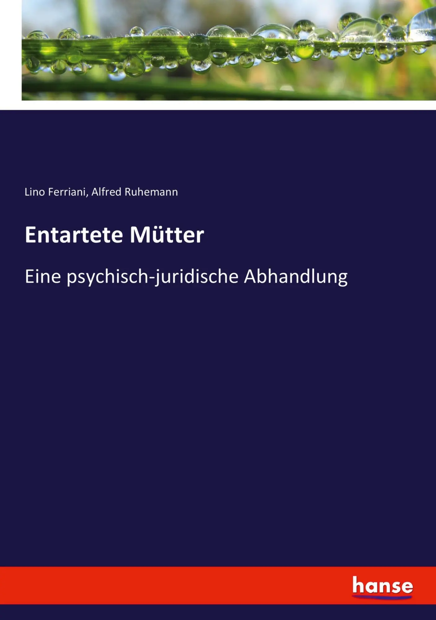 Cover: 9783743481787 | Entartete Mütter | Eine psychisch-juridische Abhandlung | Taschenbuch