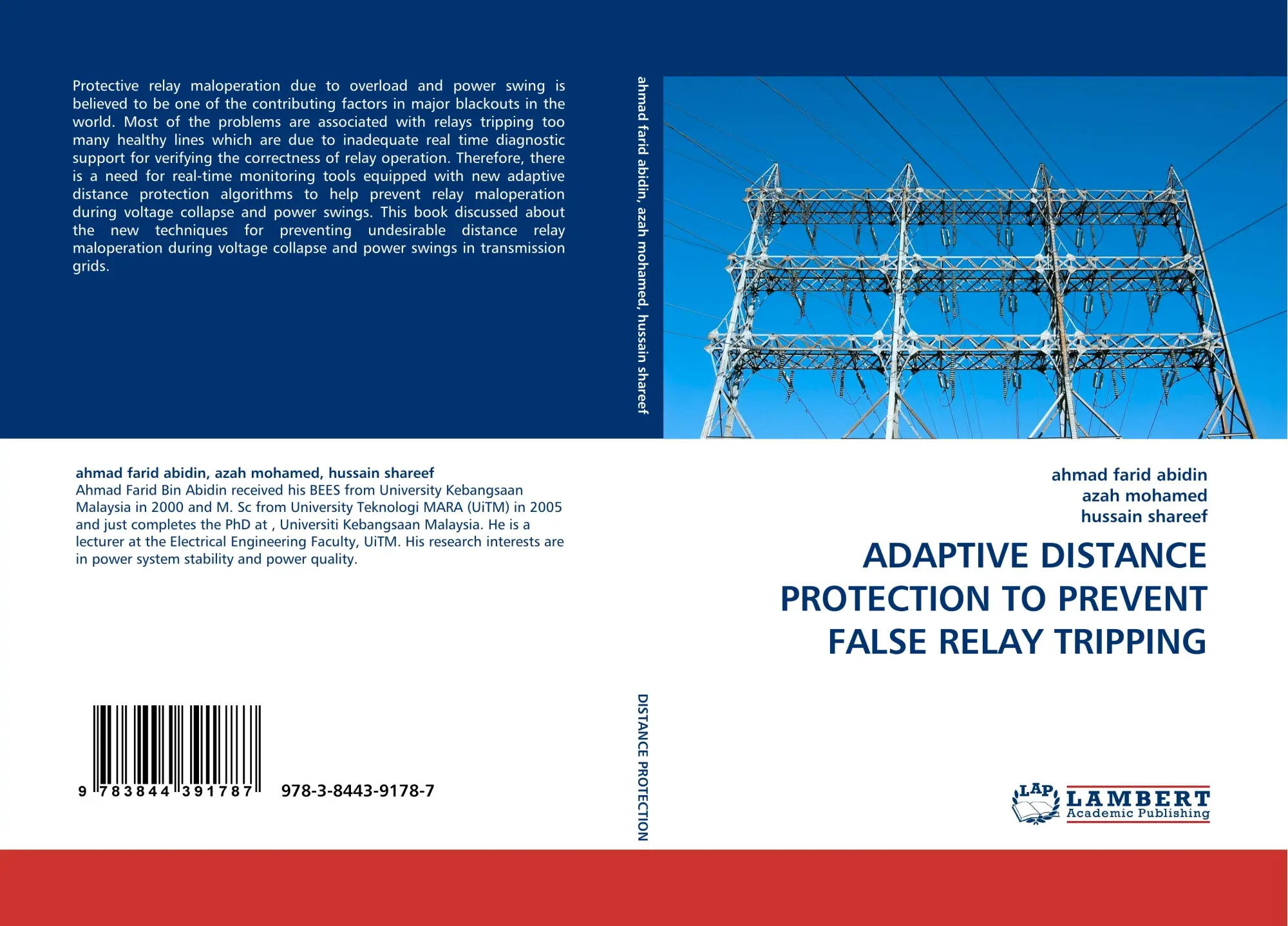 Cover: 9783844391787 | ADAPTIVE DISTANCE PROTECTION TO PREVENT FALSE RELAY TRIPPING | Buch
