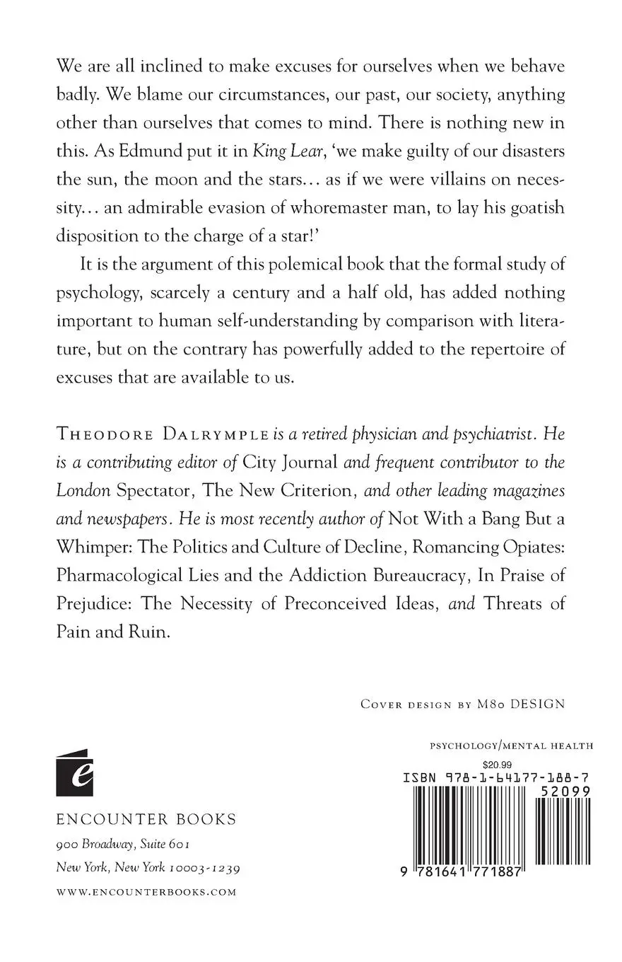 Rückseite: 9781641771887 | Admirable Evasions | How Psychology Undermines Morality | Dalrymple
