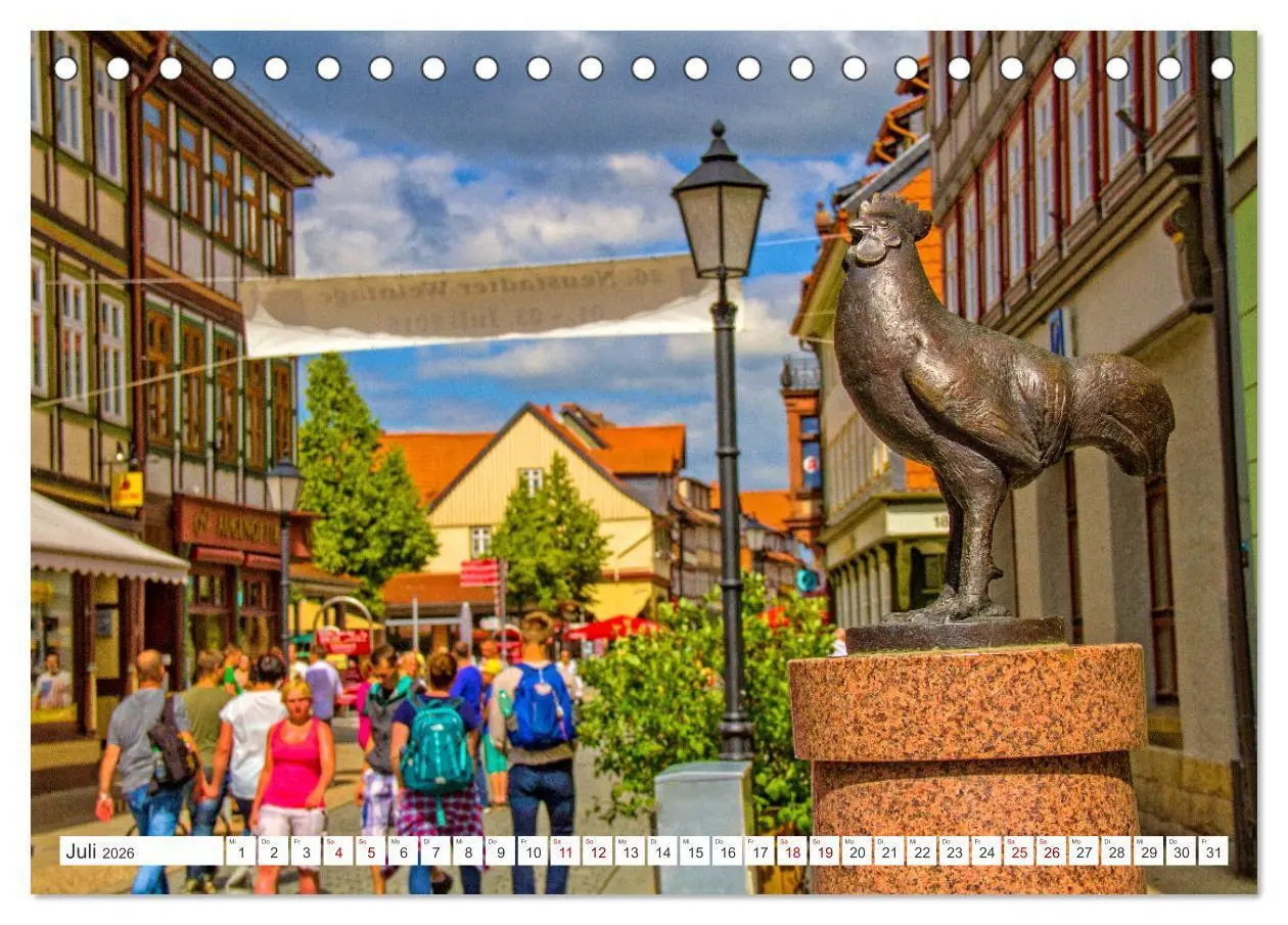 Bild: 9783457431887 | Sommer in Wernigerode - Der bunten Stadt am Harz (Tischkalender...