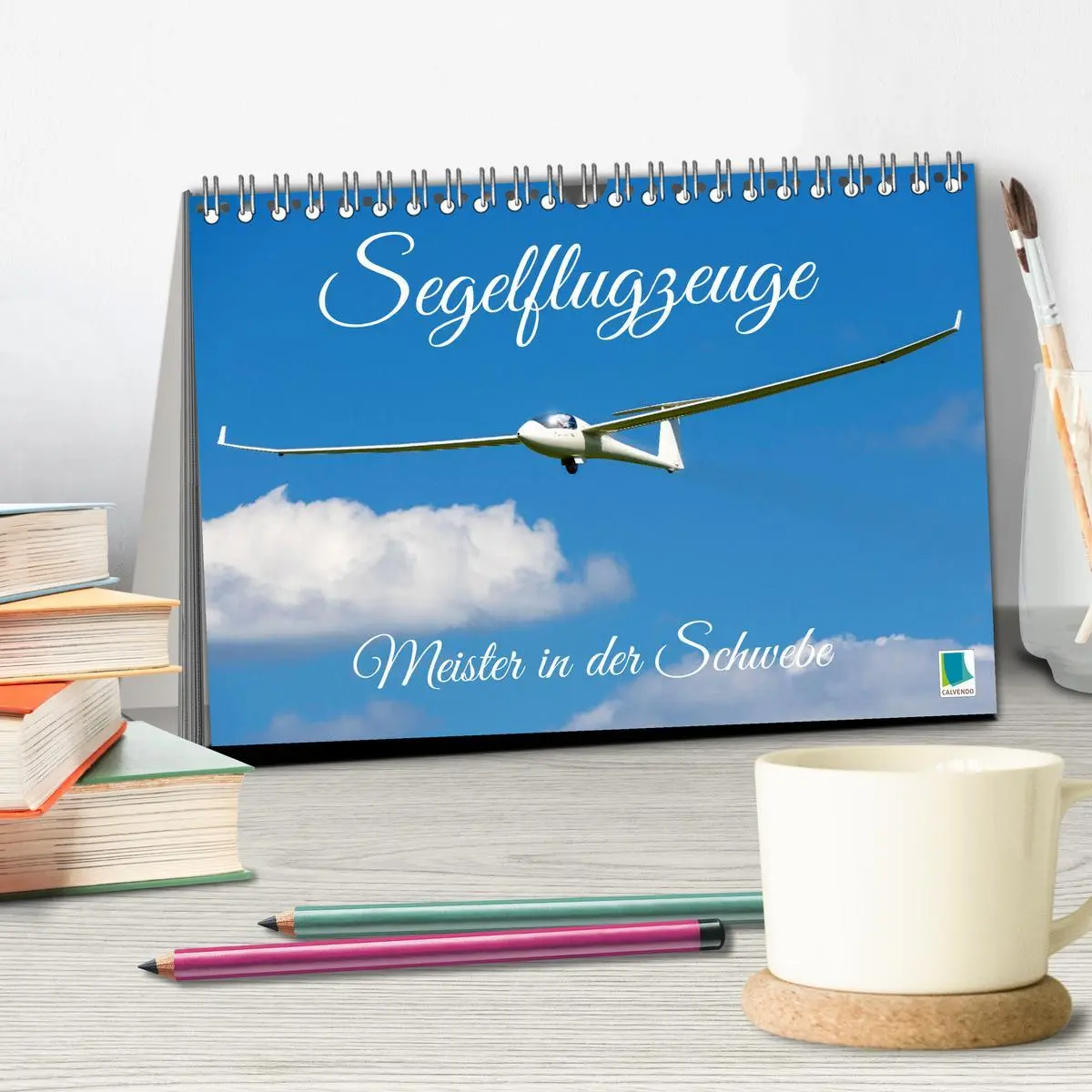Bild: 9783457501887 | Meister in der Schwebe: Segelflugzeuge (Tischkalender 2026 DIN A5...