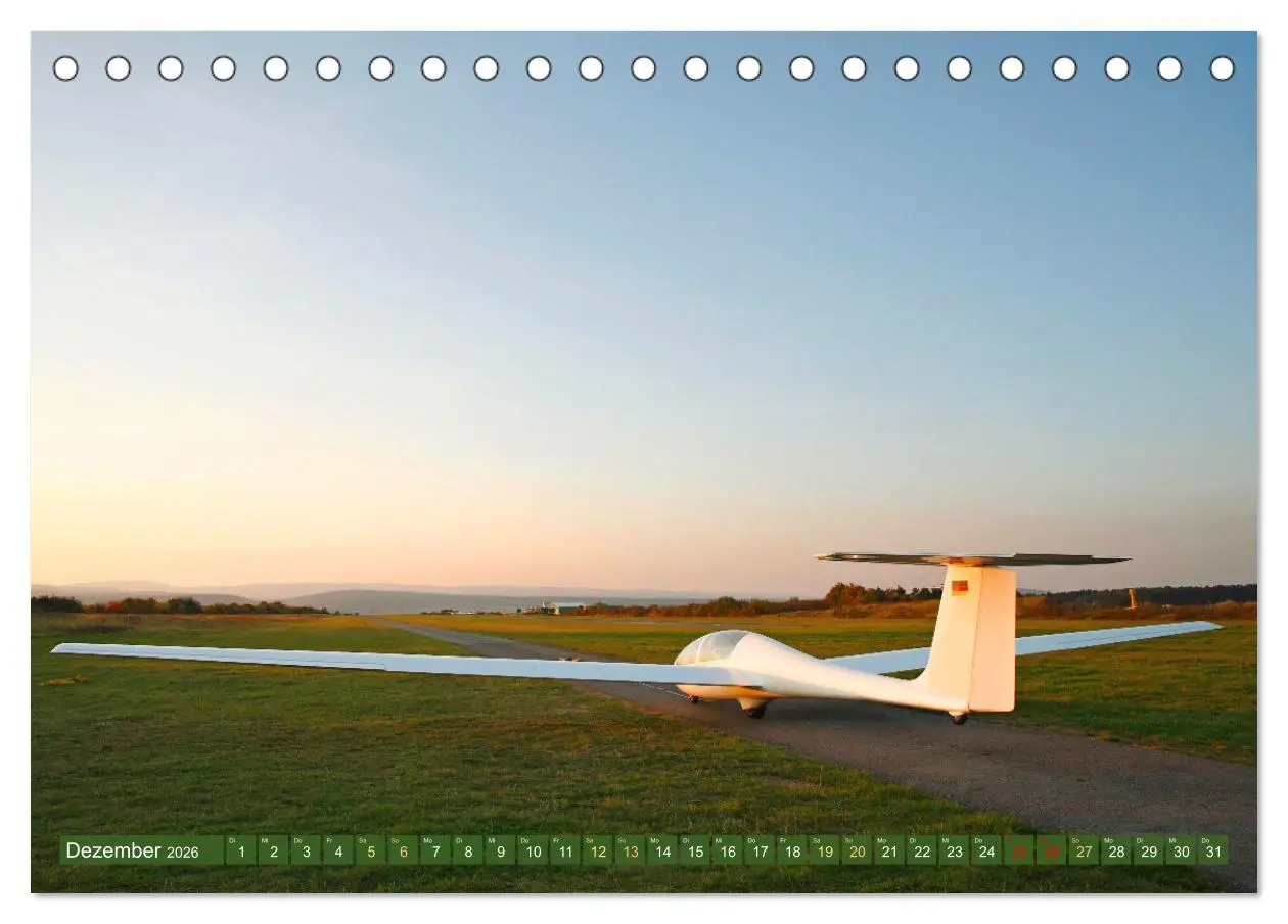 Bild: 9783457501887 | Meister in der Schwebe: Segelflugzeuge (Tischkalender 2026 DIN A5...