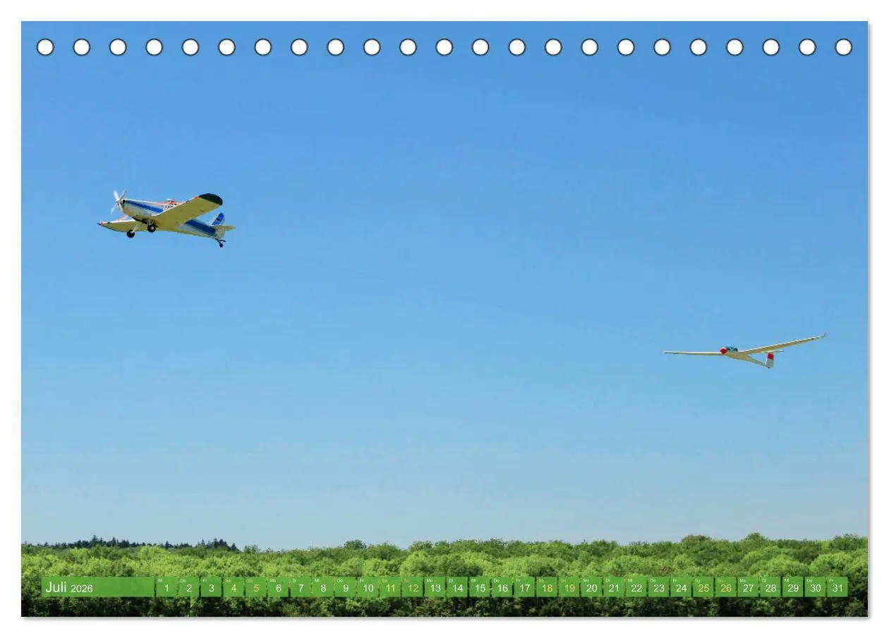 Bild: 9783457501887 | Meister in der Schwebe: Segelflugzeuge (Tischkalender 2026 DIN A5...