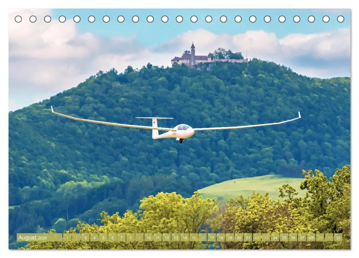 Bild: 9783457501887 | Meister in der Schwebe: Segelflugzeuge (Tischkalender 2026 DIN A5...