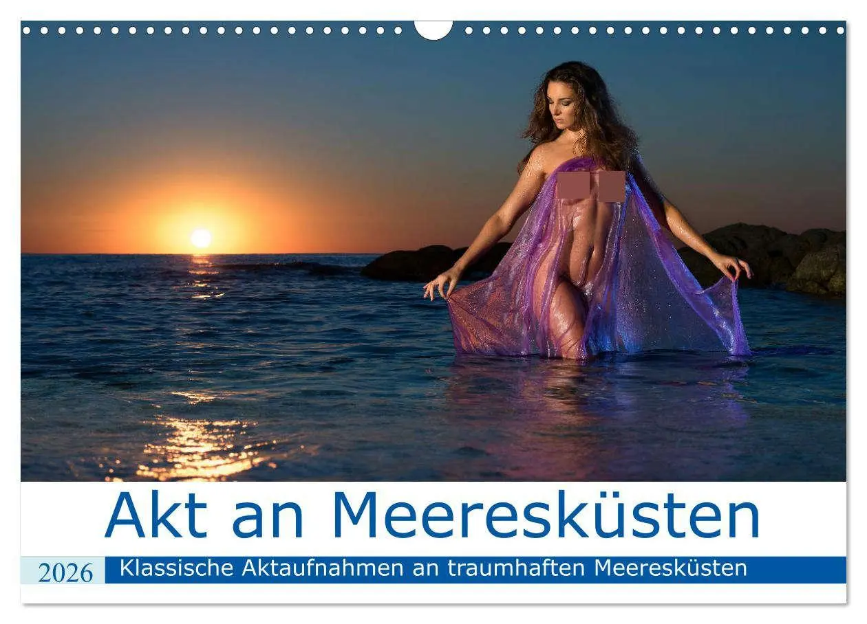 Cover: 9783457671887 | Akt an wilden Meeresküsten (Wandkalender 2026 DIN A3 quer),...