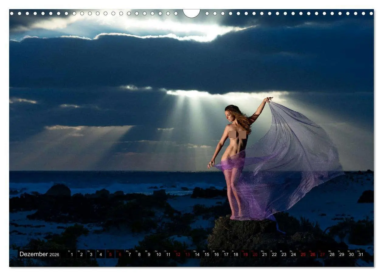 Bild: 9783457671887 | Akt an wilden Meeresküsten (Wandkalender 2026 DIN A3 quer),...