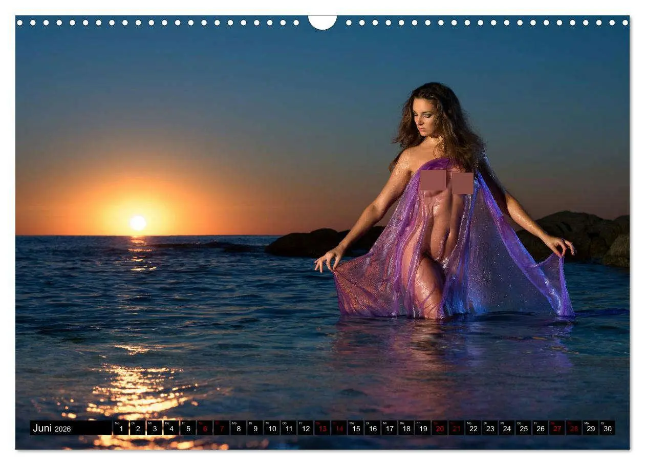 Bild: 9783457671887 | Akt an wilden Meeresküsten (Wandkalender 2026 DIN A3 quer),...