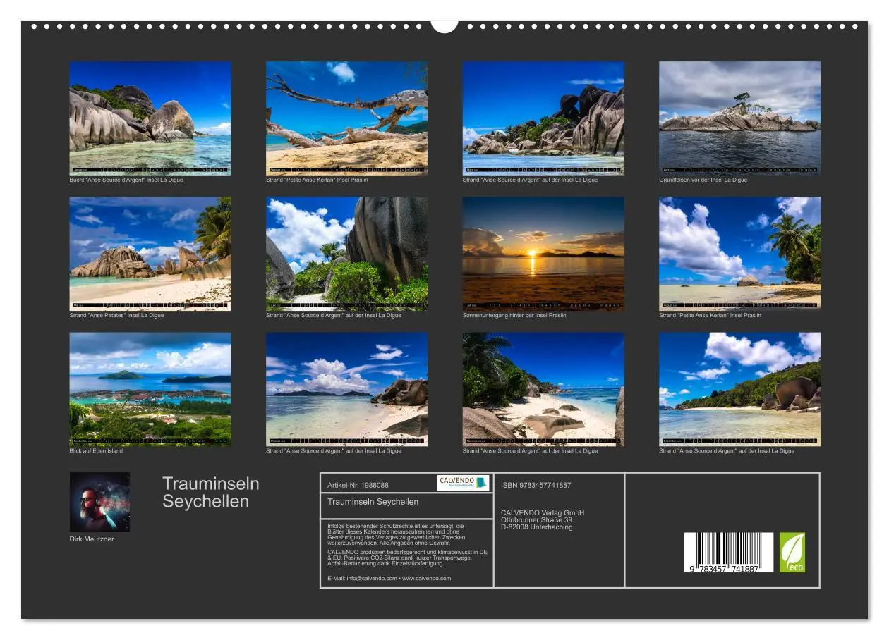 Bild: 9783457741887 | Trauminseln Seychellen (hochwertiger Premium Wandkalender 2026 DIN...