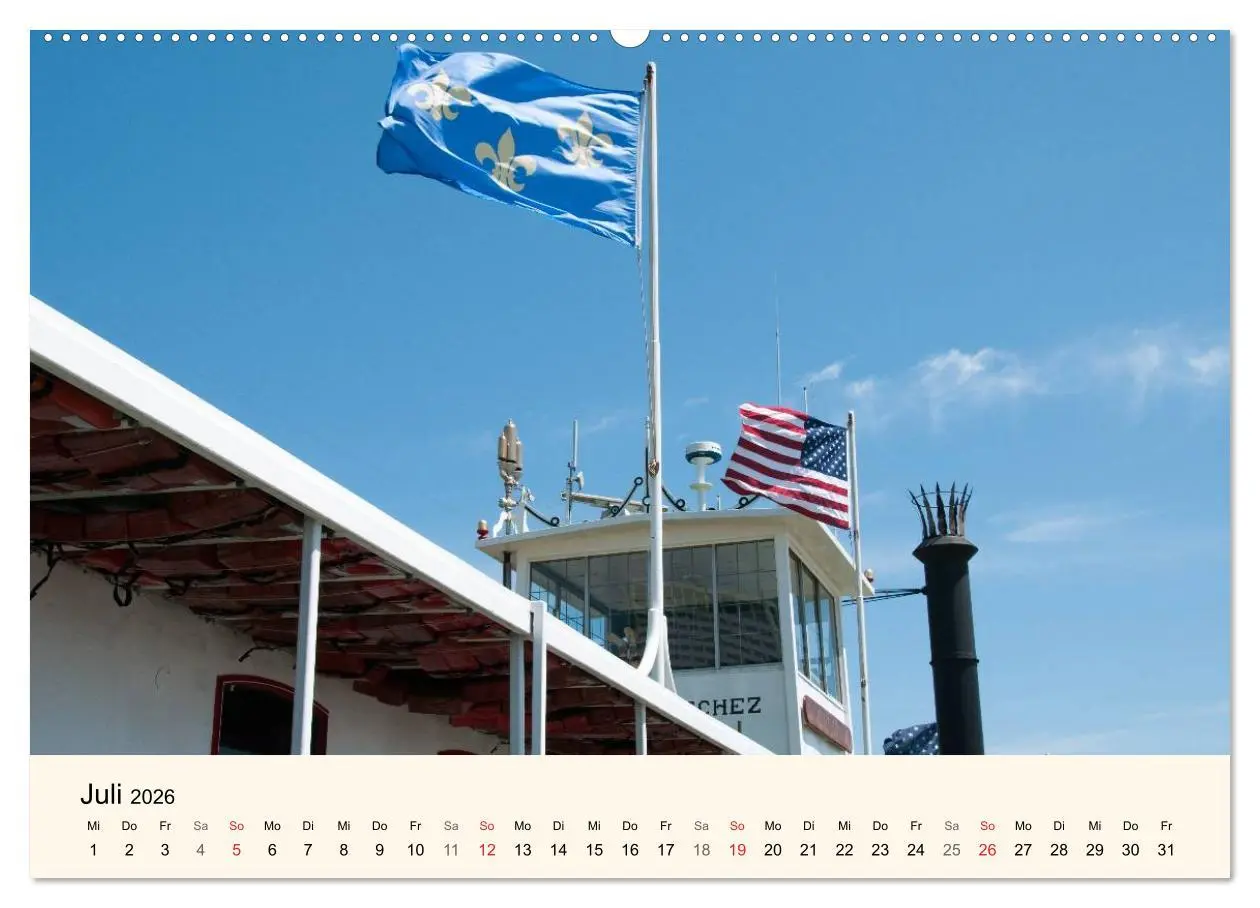 Bild: 9783516141887 | Sommer in New Orleans (Wandkalender 2026 DIN A2 quer), CALVENDO...