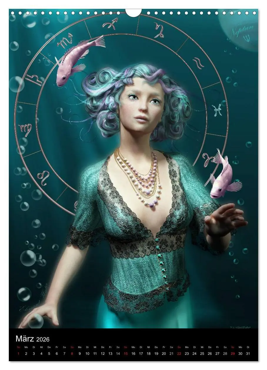 Bild: 9783516451887 | Unter Sternen geboren - Fantasy Tierkreis im Zeichen der Frau...