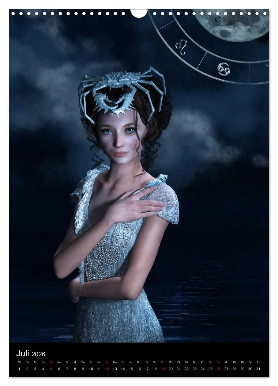 Bild: 9783516451887 | Unter Sternen geboren - Fantasy Tierkreis im Zeichen der Frau...