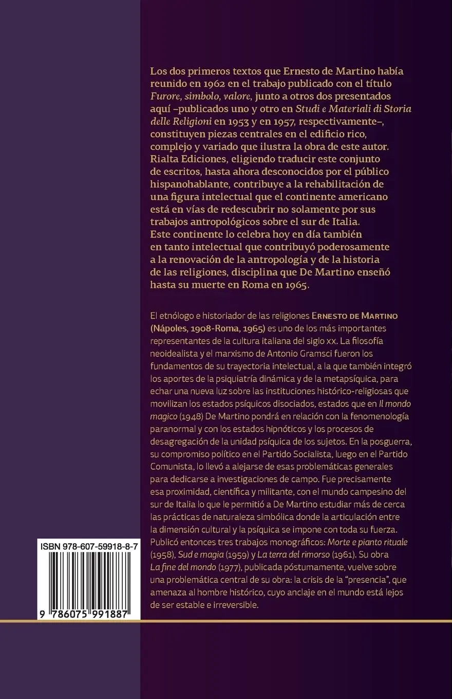 Rückseite: 9786075991887 | Mundus | Cuatro ensayos sobre etnología y ciencias de las religiones