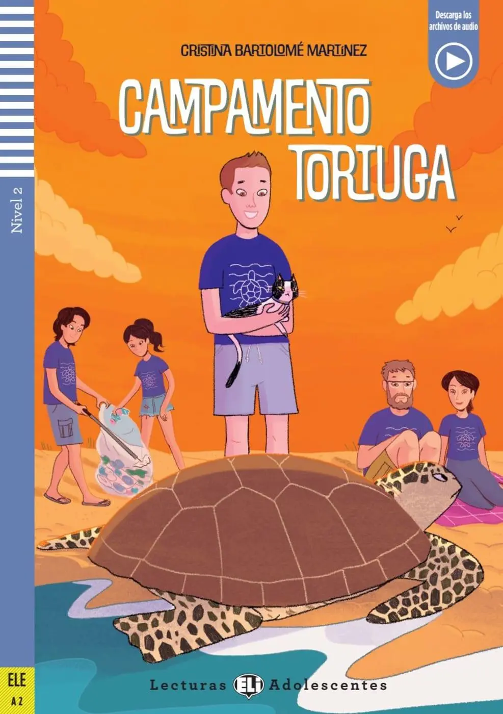 Cover: 9783125151987 | Campamento tortuga | Lektüre mit Audio-Online   | Martínez | Buch