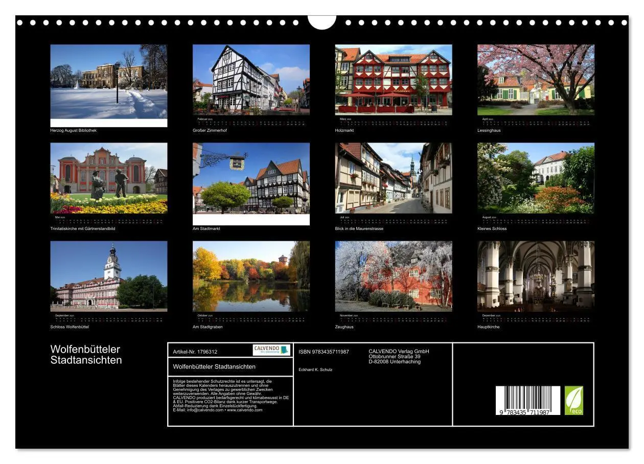Bild: 9783435711987 | Wolfenbütteler Stadtansichten (Wandkalender 2025 DIN A3 quer),...