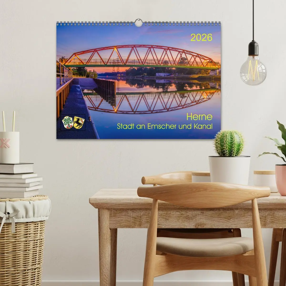 Bild: 9783457591987 | Herne: Stadt an Emscher und Kanal (Wandkalender 2026 DIN A3 quer),...