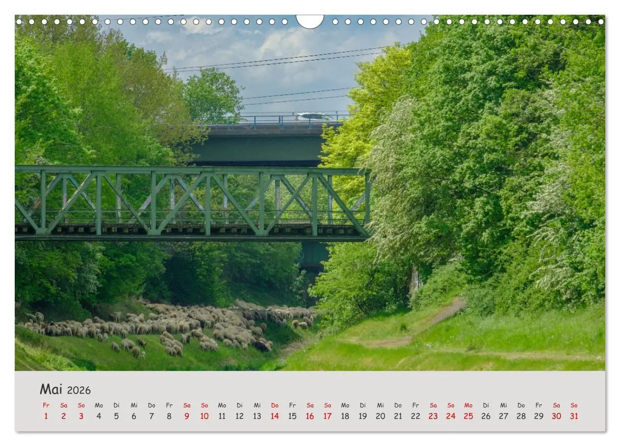 Bild: 9783457591987 | Herne: Stadt an Emscher und Kanal (Wandkalender 2026 DIN A3 quer),...
