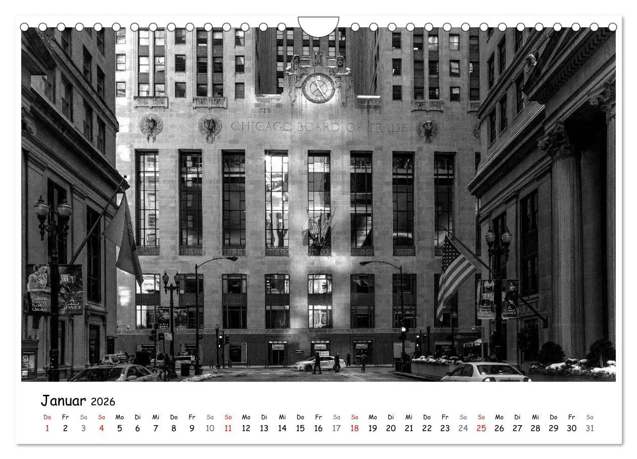 Bild: 9783516131987 | Chicago 2026 (Wandkalender 2026 DIN A4 quer), CALVENDO Monatskalender