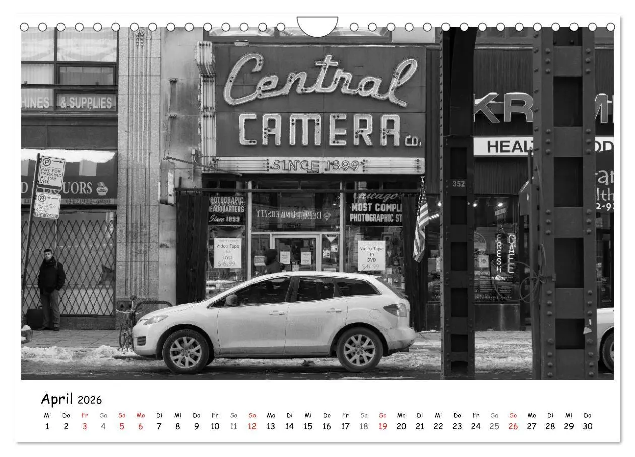 Bild: 9783516131987 | Chicago 2026 (Wandkalender 2026 DIN A4 quer), CALVENDO Monatskalender