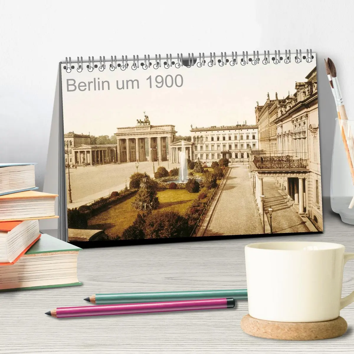 Bild: 9783516201987 | Berlin um 1900 (Tischkalender 2026 DIN A5 quer), CALVENDO...