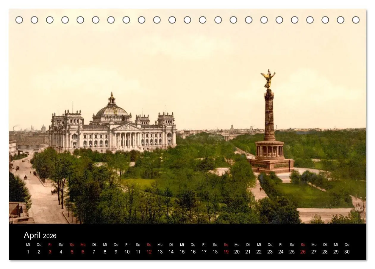 Bild: 9783516201987 | Berlin um 1900 (Tischkalender 2026 DIN A5 quer), CALVENDO...