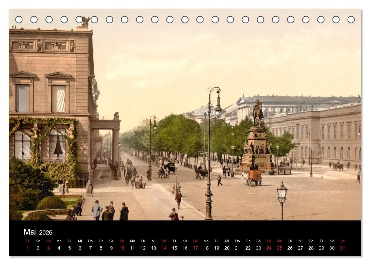 Bild: 9783516201987 | Berlin um 1900 (Tischkalender 2026 DIN A5 quer), CALVENDO...