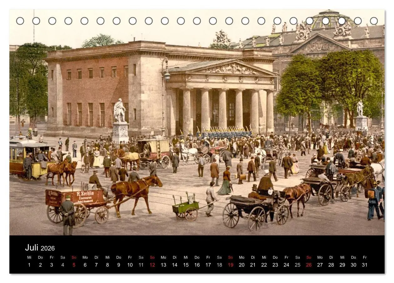 Bild: 9783516201987 | Berlin um 1900 (Tischkalender 2026 DIN A5 quer), CALVENDO...