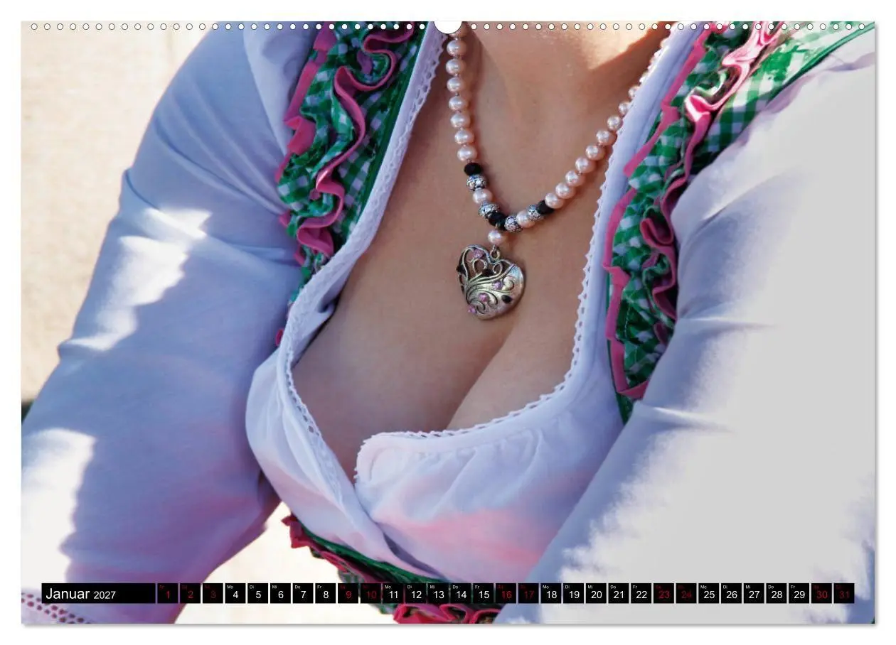 Bild: 9783569841987 | Bayerische Balkone, Einblicke ins Dirndl - bezaubernd (Wandkalender...