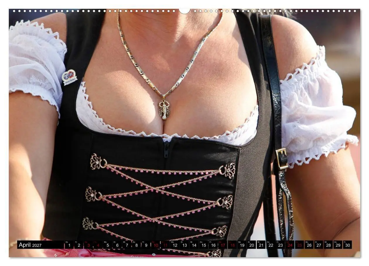Bild: 9783569841987 | Bayerische Balkone, Einblicke ins Dirndl - bezaubernd (Wandkalender...